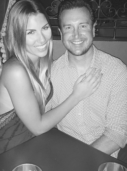 Kurt Busch with Ashley Van Metre