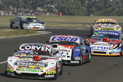 Juan Marcos Angelini, UR Racing Dodge y Jose Savino, Savino Sport Ford y Christian Ledesma, Jet Raci