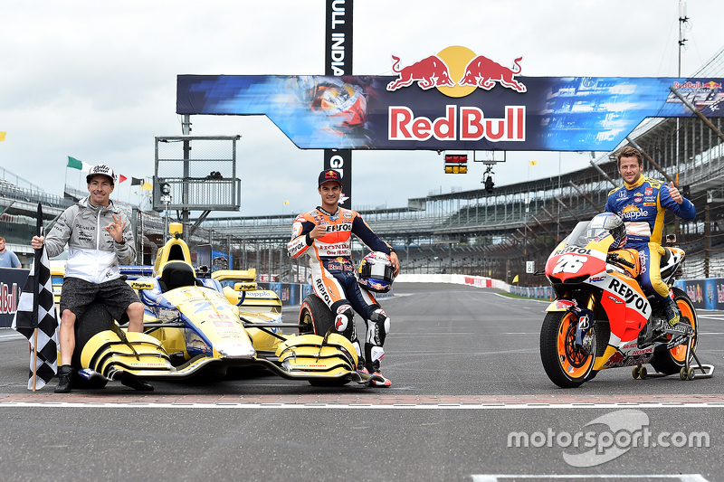 Marco Andretti, Andretti Autosport Honda y Dani Pedrosa, Repsol Honda Team y Nicky Hayden