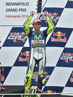 Podium: tercer lugar, Valentino Rossi, Yamaha Factory Racing