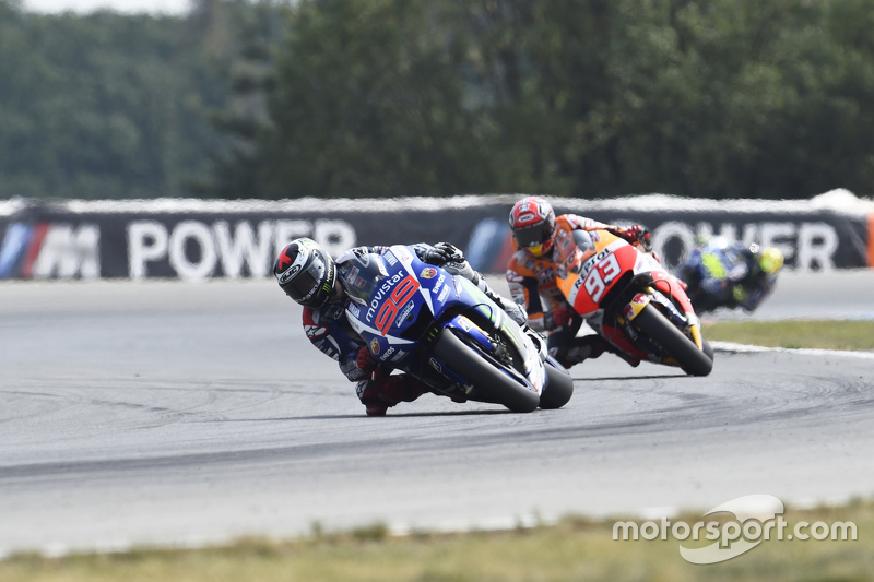 Jorge Lorenzo, Yamaha Factory Racing and Marc Marquez, Repsol Honda Team