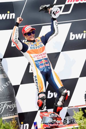Podium: segundo lugar Marc Márquez, Repsol Honda Team