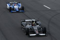 Gabby Chaves, Bryan Herta Autosport Honda and Pippa Mann, Dale Coyne Racing Honda