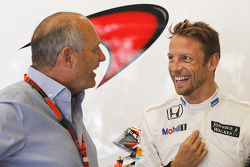 Ron Dennis e Jenson Button, McLaren MP4-30