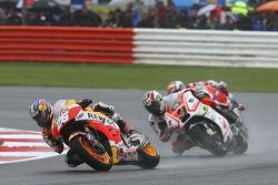 Dani Pedrosa, Repsol Honda Team, Danilo Petrucci, Pramac Racing Ducati e Andrea Dovizioso, Ducati Te