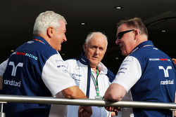 Pat Symonds, Capo ufficio tecnico Williams Chief con Edward Charlton, Direttore non esecutivo Willia
