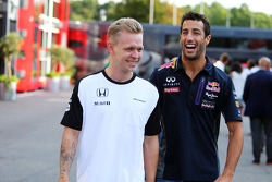 Kevin Magnussen, McLaren Test and Reserve Driver with Daniel Ricciardo, Red Bull Racing