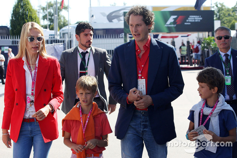 John Elkann, Chairman of Fiat Chrysler with his wife Lavinia Borromeo