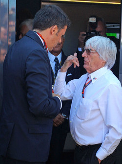 Matteo Renzi, Primo Ministro Italiano con Bernie Ecclestone