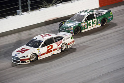 Brad Keselowski, Team Penske Ford and Mike Bliss, Chevrolet