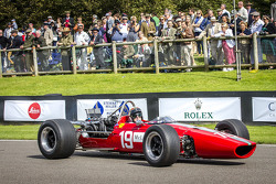Sir Jackie Stewart taking part in the Tribute to Bruce McLaren