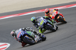 Jorge Lorenzo y Valentino Rossi, Yamaha Factory Racing y Marc Márquez, Repsol Honda Team