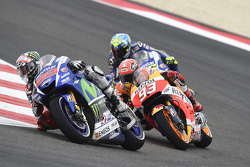 Хорхе Лоренсо, Yamaha Factory Racing и Марк Маркес, Repsol Honda Team и Валентино Росси, Yamaha Fact