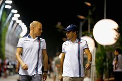 Valtteri Bottas e Felipe Massa, Williams