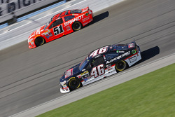 Michael Annett, HScott Motorsports Chevrolet and Justin Allgaier, HScott Motorsports Chevrolet