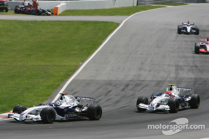 Nick Heidfeld, BMW Sauber F1 Team, F1.07 y Robert Kubica, BMW Sauber F1 Team, F1.07