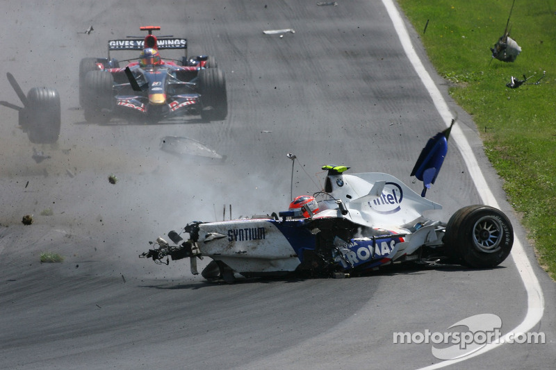 Schwerer Unfall von Robert Kubica, BMW Sauber F1 Team, F1.07