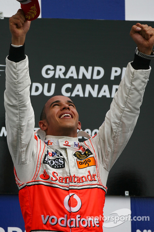 1st place Lewis Hamilton, McLaren Mercedes