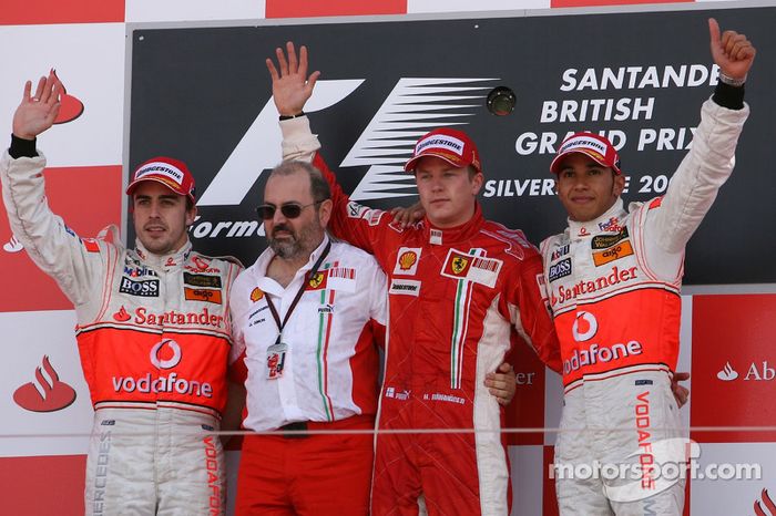 Fernando Alonso, 2º en el GP de Gran Bretaña 2007