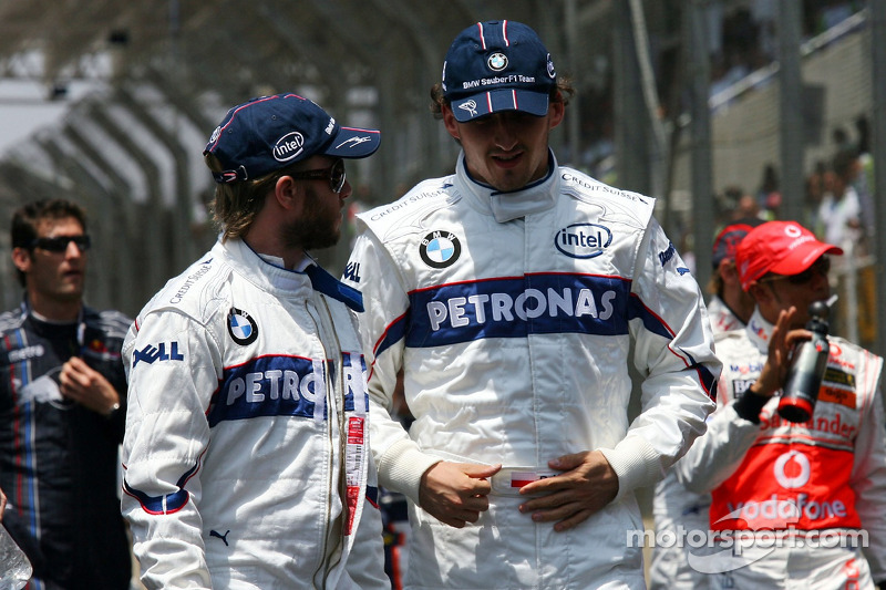 Nick Heidfeld, BMW Sauber F1 Team and Robert Kubica,  BMW Sauber F1 Team