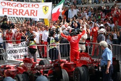 Kimi Raikkonen tras ganar en Brasil y ser campeón del mundo de F1