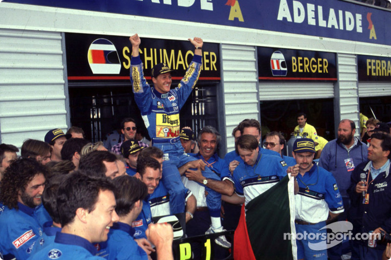 Michael Schumacher, Benetton Renault, campeón del mundo de F1 1994