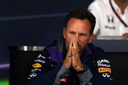 Кристиан Хорнер, руководитель команды Red Bull Racing на пресс-конференции FIA