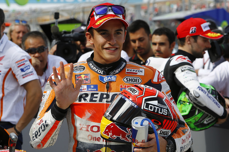 Il poleman Marc Marquez, Repsol Honda Team