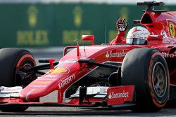 Third place Sebastian Vettel, Ferrari SF15-T