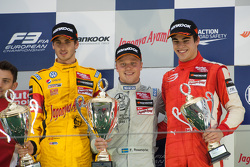 Подіум: winnerФелікс Розенквіст, Prema Powerteam, друге місце Антоніо Джовінаццо, Джагоня Аям з Carl