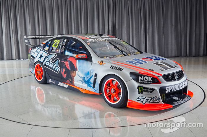 (V8 SUPERCARS) Presentación Lado de Star Wars para el Holden Racing Team