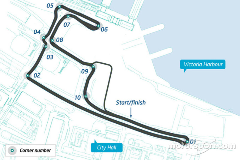 Streckenlayout: ePrix Hongkong