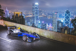 Formel-E-Auto in Hongkong