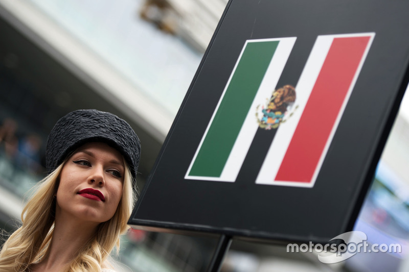 Grid girl de Sergio Perez, Sahara Force India F1