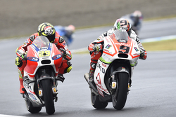Andrea Iannone, Ducati Team en Danilo Petrucci, Pramac Racing