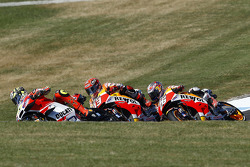 Andrea Iannone, Ducati Team, Marc Marquez, Repsol Honda Team, Dani Pedrosa, Repsol Honda Team