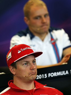 Kimi Raikkonen, Ferrari e Valtteri Bottas, Williams