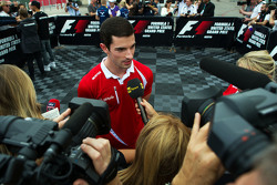 Alexander Rossi, Manor Marussia F1 Team avec les médias