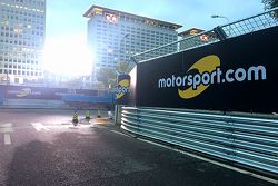 Motorsport.com signage around the Beijing ePrix circuit