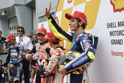 Ganador de la Pole Dani Pedrosa, Repsol Honda Team, segundo sitio Marc Márquez, Repsol Honda Team y