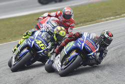 Jorge Lorenzo, Yamaha Factory Racing y Valentino Rossi, Yamaha Factory Racing