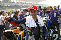 Tweede plaats Jorge Lorenzo, Yamaha Factory Racing