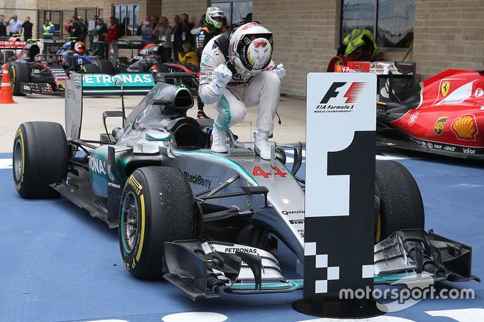 7. Lewis Hamilton (Mercedes) - 19 races (Italy 2014 - Italy 2015)