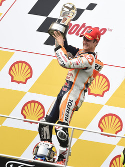 Podio: il vincitore della gara Dani Pedrosa, Repsol Honda Team