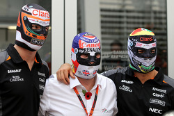 Nico Hulkenberg, Sahara Force India, Nigel Mansell, Sergio éerez, Sahara Force India