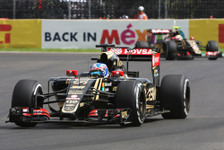 Jolyon Palmer, Lotus F1 E23 Test lidera a Pastor Maldonado, Lotus F1 E23