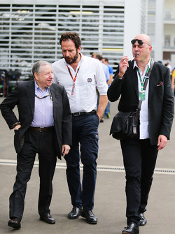 Jean Todt, Presidente de FIA y Matteo Bonciani, Delegado de prensa de la FIA.