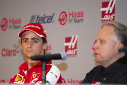 Esteban Gutiérrez Haas Team y Gene Haas Dueño del Equipo