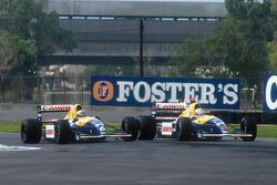 Riccardo Patrese e Nigel Mansell, Williams