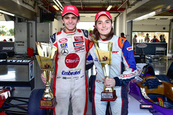 Pietro Fittipaldi with Tatiana Calderon